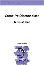 Come Ye Disconsolate TTBB choral sheet music cover Thumbnail